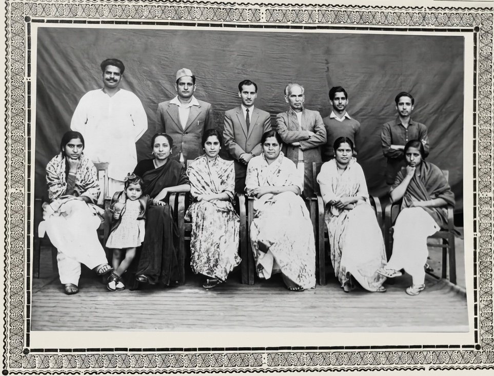 Oriental Academy teaching staff, 1963, archival photograph, Jammu
