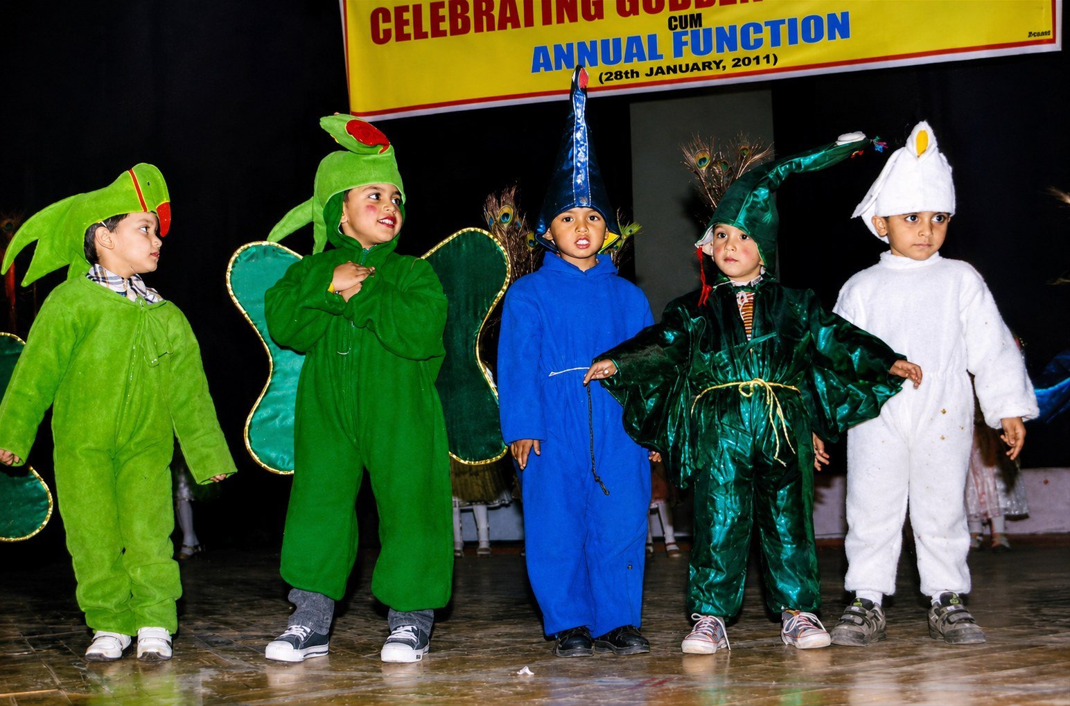 Children in fancy dress at the annual function