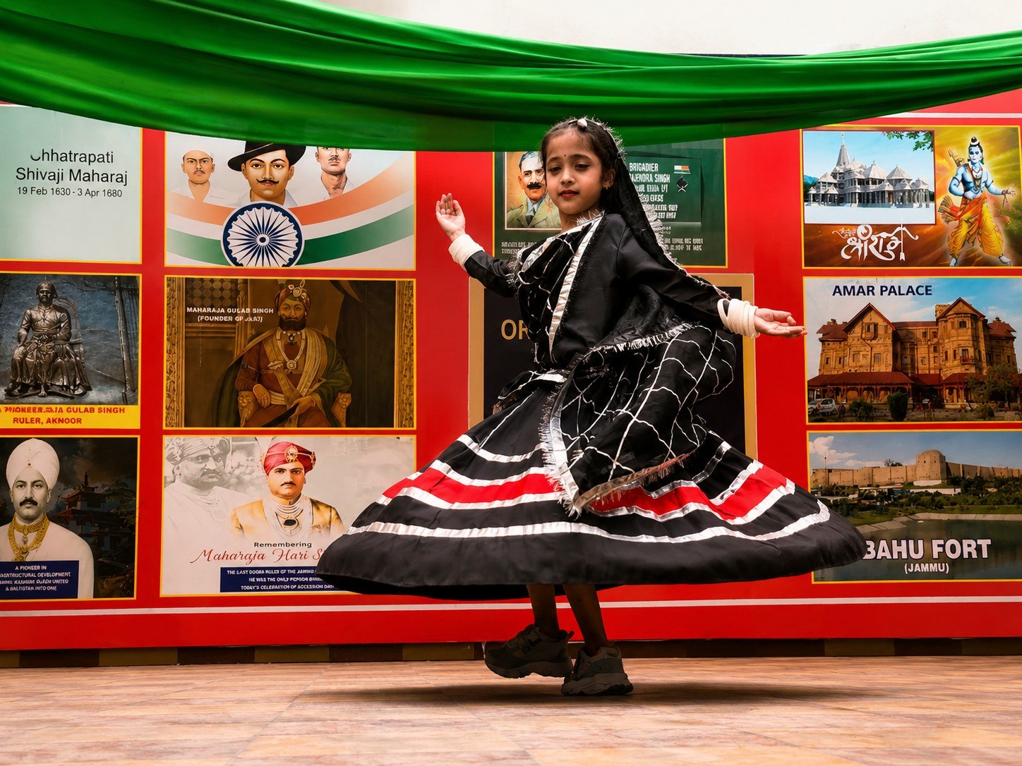 A Dogri dance, mid-turn