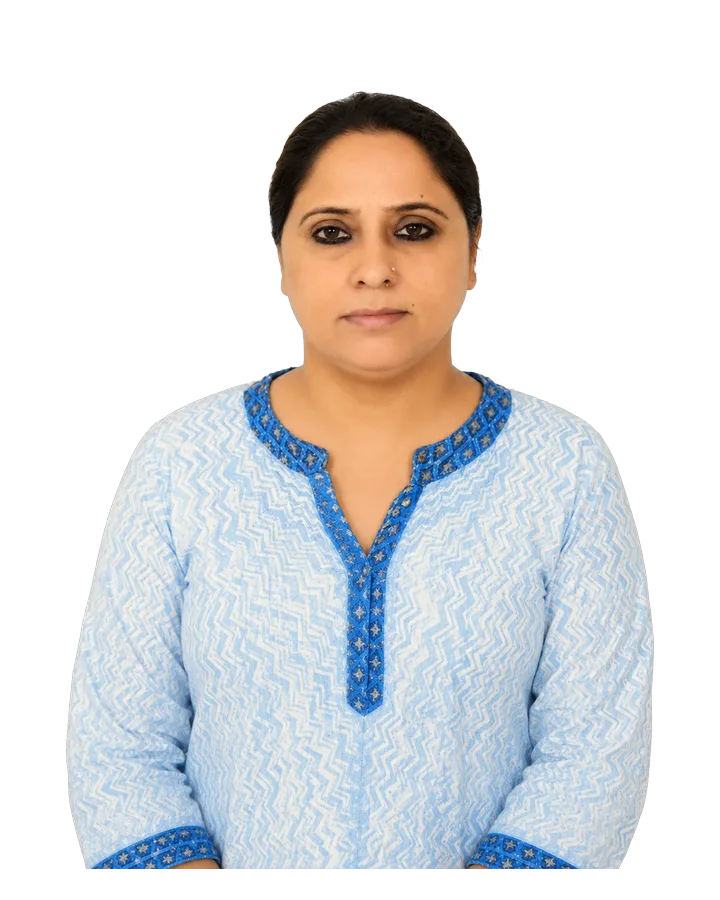 Arvinder Kour: teacher at Oriental Academy, Jammu