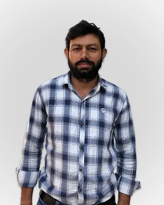 Brijbhushan Sharma, teacher at Oriental Academy