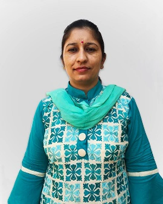 Pooja Sharma, teacher at Oriental Academy