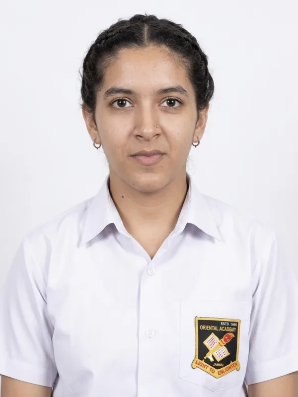 Adamya Sangotra, 5th Position on the State Merit List
