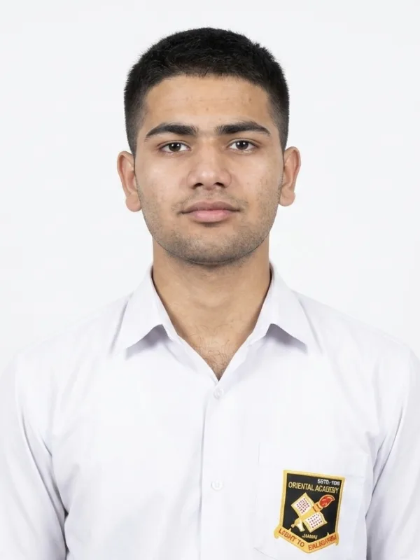 Arjun Gandotra, 5th Position on the State Merit List
